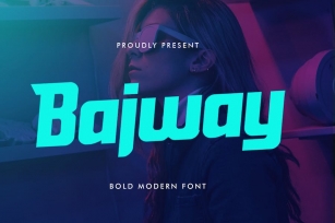 Bajway - Modern Display Font Font Download