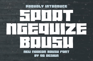 Sport Ngequize Brush Font Download