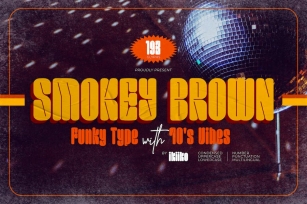 Smokey Brown - Funky Type Font Download