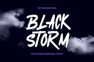 Black Storm Font Download