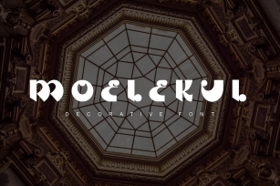 Moelekul - Decorative Font Font Download