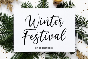 Winter Festival Font Download