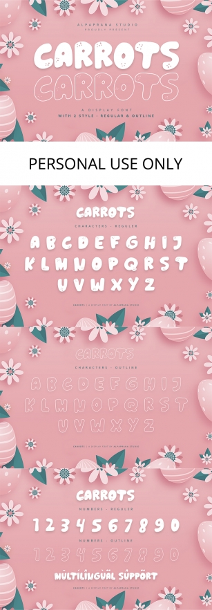 Carrots Font Download