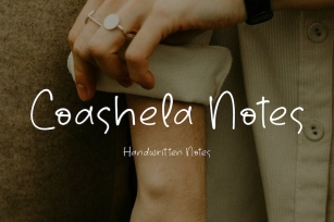 Coashela Notes Handwritten Font Font Download