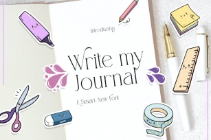 Write My Journal Font Font Download