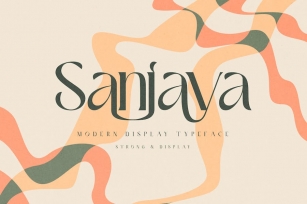 Ez-Sanjaya - Modern Decorative Font Font Download