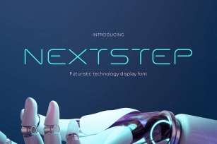 Nextstep: Futuristic Techno Font Font Download
