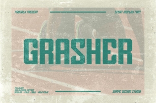 Grasher - Sport Font Font Download