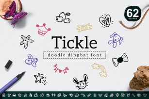 Tickle Dingbat Font Download