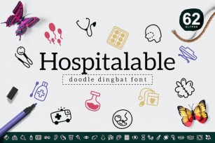 Hospitalable Dingbat Font Download