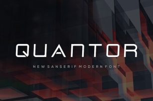Quantor - Futuristic Techno Font Font Download