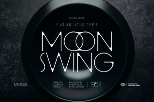 Moon Swing - Futuristic Type Font Download