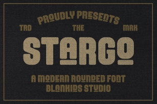 Stargo a Modern Rounded Font Font Download