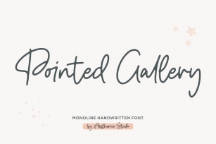 Pointed Gallery Font Font Download