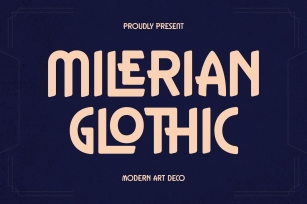 MILERIAN GLOTHIC Font Download