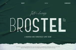 Brostel Medium Font Download