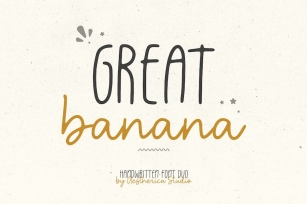 Great Banana Font Duo Font Download