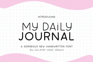 My Daily Journal Font Font Download