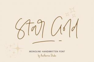 Star Gold Font Font Download