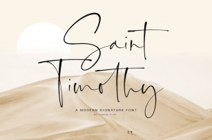 Saint Timothy Font Download