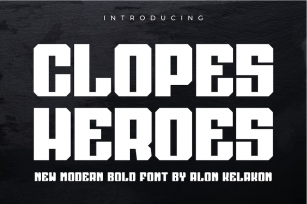 Clopes Heroes Font Download
