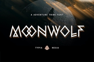 Moonwolf - Modern Scifi x Tribe Game Display Sans Font Download