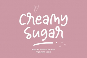 Creamy Sugar Font Font Download
