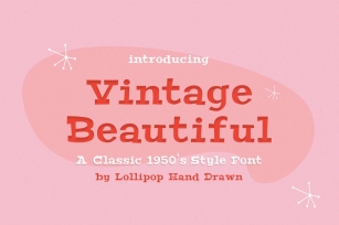 Vintage Beautiful Font Font Download
