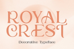 Royal Crest - Decorative Typeface Font Download