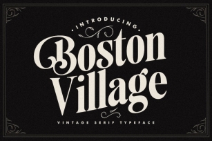 Boston Village Font Download