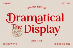 Dramtical The Display Font Download