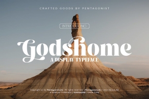 Godshome | Modern Serif Font Download