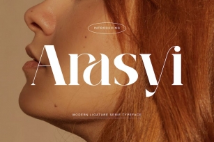 Arasyi Modern Ligature Serif Typeface Font Download
