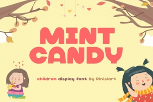 Mint Candy - Kids Display Font Font Download