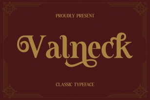 Valneck Font Download