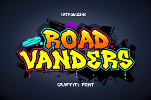 Road Vanders - Modern Graffiti Font Font Download