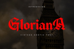Gloriana - Blackletter Font Font Download