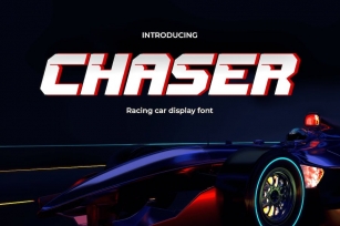 Chaser - Racing Font for Sports & Gaming Font Download
