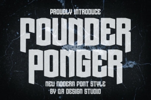 Founder Ponger Font Download