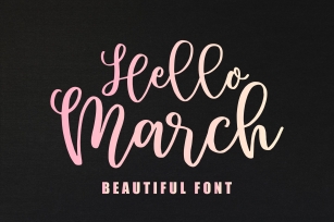 Hello March Font Download