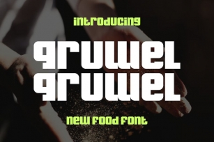 QruwelQruwel  - Food Font Font Download
