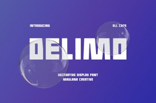 Delimo Decorative Display Font Font Download