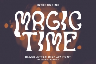 Magic Time Blackletter Display Font Font Download