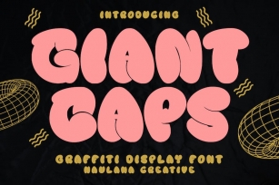 Giant Caps Graffiti Display Font Font Download