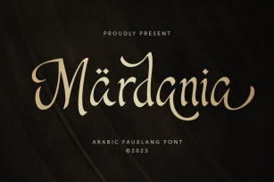 Mardania - Arabic Display Font Font Download