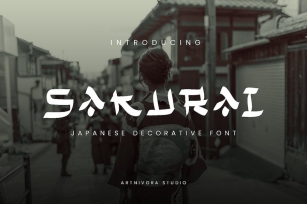 Sakurai - Japanese Decorative Fonts Font Download