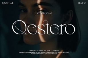 Qestero | Exotic Display Font Font Download