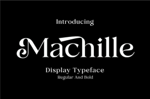 Machille – Display Typeface Font Download