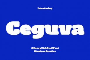 Ceguva Heavy Slab Serif Font Font Download