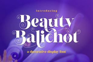 Beauty Balichot - A Decorative Serif Font Download